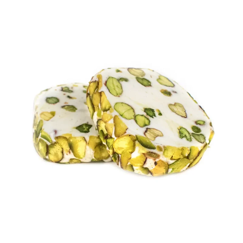 Nougat with Pistachio Super Round Shape